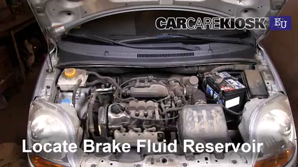 2005 Chevrolet Spark LS 0.8L 3 Cyl. Brake Fluid Check Fluid Level